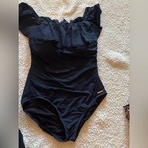 Michaels Midnight Blue Ruffle One Piece